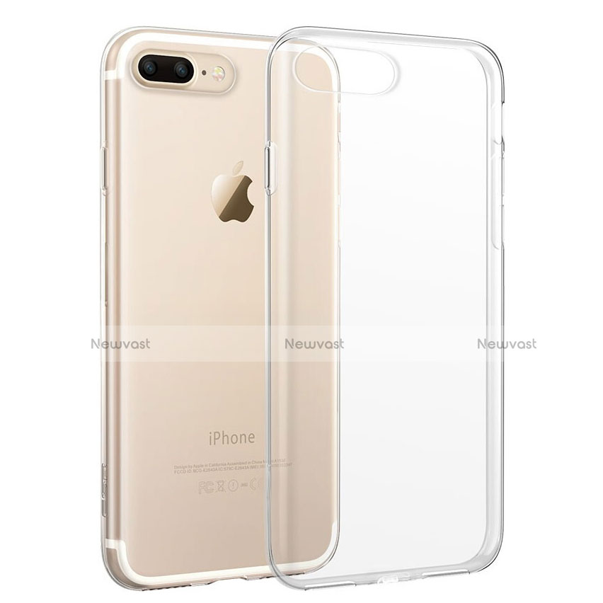 Ultra-thin Transparent Gel Soft Case T15 for Apple iPhone 7 Plus Clear