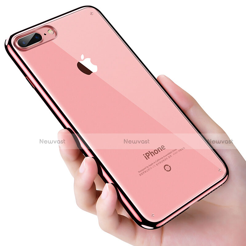 Ultra-thin Transparent Gel Soft Case T21 for Apple iPhone 8 Plus Clear