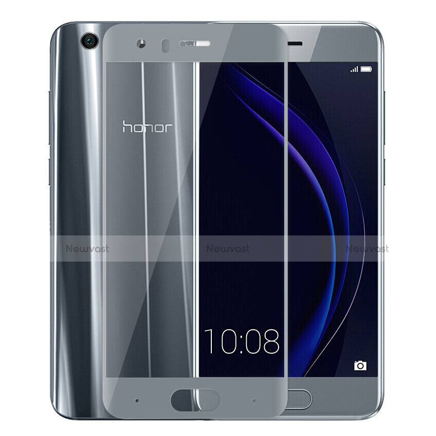 Ultra-thin Transparent Gel Soft Case with Screen Protector for Huawei Honor 9 Gray