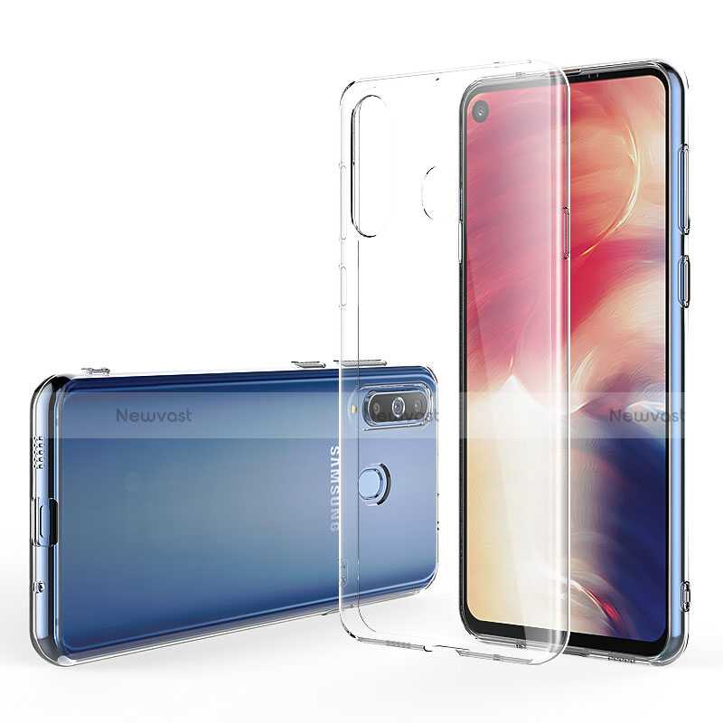 Ultra-thin Transparent Gel Soft Case with Screen Protector for Samsung Galaxy A8s SM-G8870 Clear