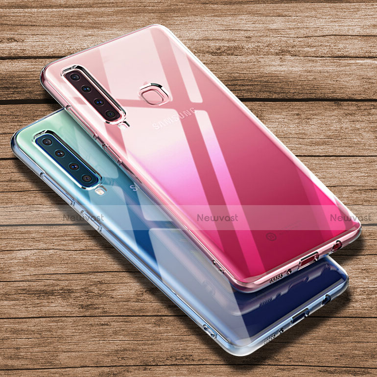 Ultra-thin Transparent Gel Soft Case with Screen Protector for Samsung Galaxy A9s Clear