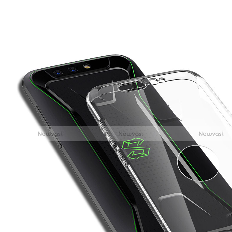 Ultra-thin Transparent Gel Soft Case with Screen Protector for Xiaomi Black Shark Clear