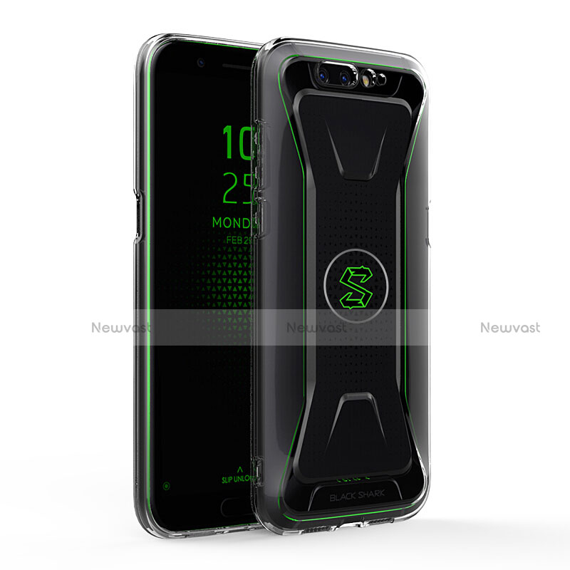 Ultra-thin Transparent Gel Soft Case with Screen Protector for Xiaomi Black Shark Clear