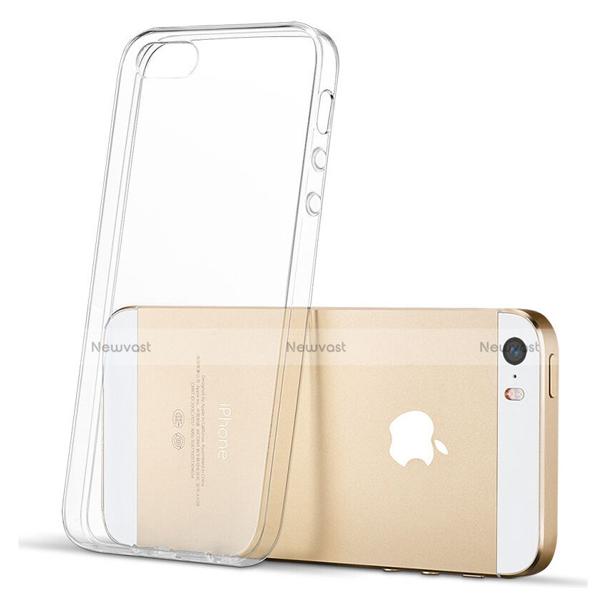 Ultra-thin Transparent Gel Soft Cover for Apple iPhone 5S Clear