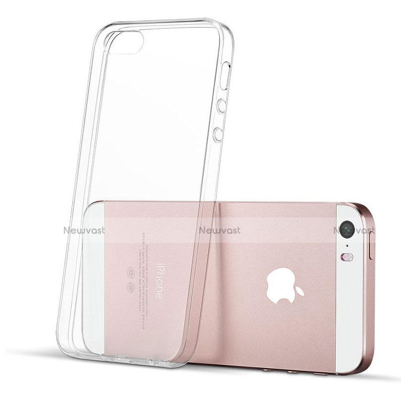 Ultra-thin Transparent Gel Soft Cover for Apple iPhone SE Clear