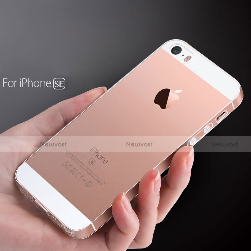 Ultra-thin Transparent Gel Soft Cover for Apple iPhone SE Clear