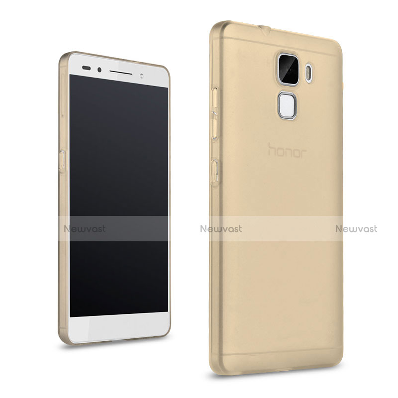 Ultra-thin Transparent Gel Soft Cover for Huawei Honor 7 Gold