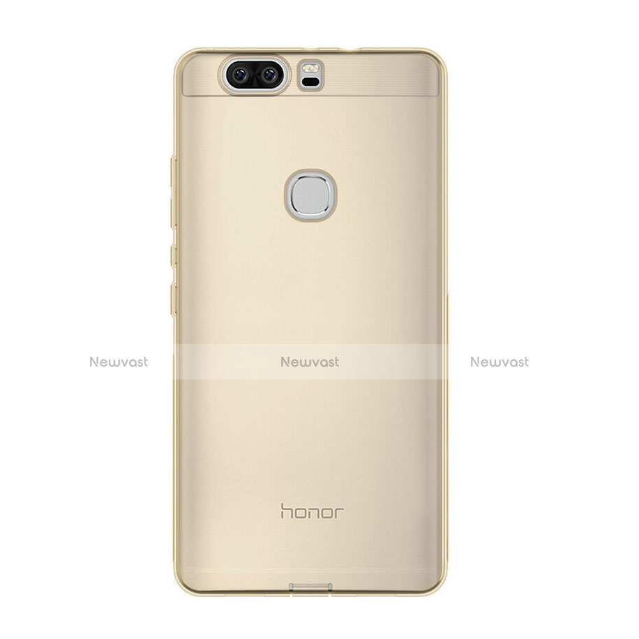 Ultra-thin Transparent Gel Soft Cover for Huawei Honor V8 Gold