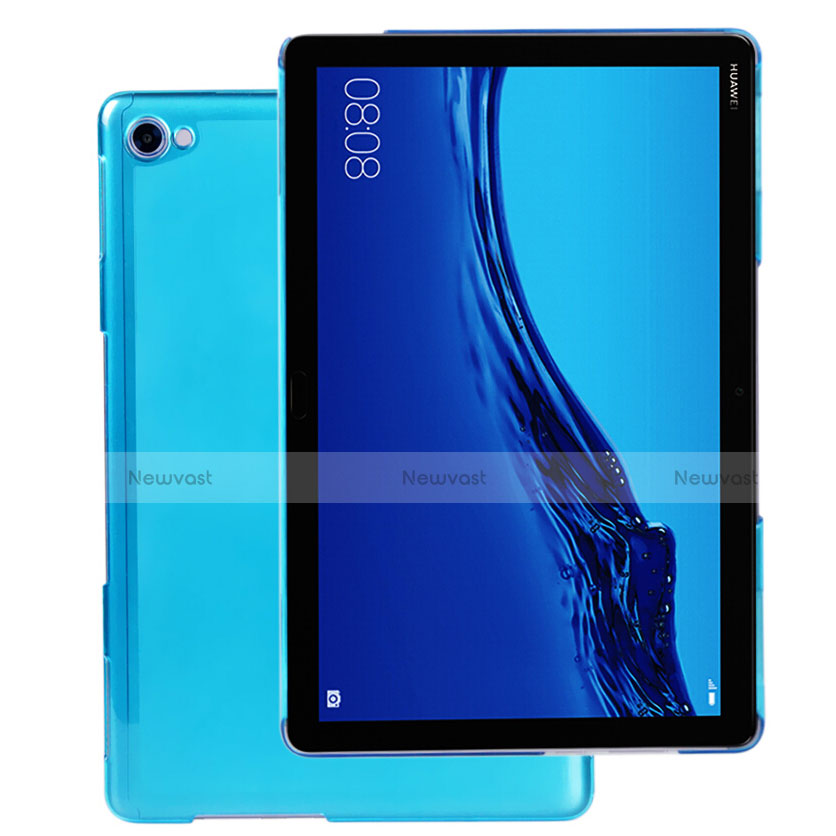 Ultra-thin Transparent Gel Soft Cover for Huawei MediaPad C5 10 10.1 BZT-W09 AL00 Blue