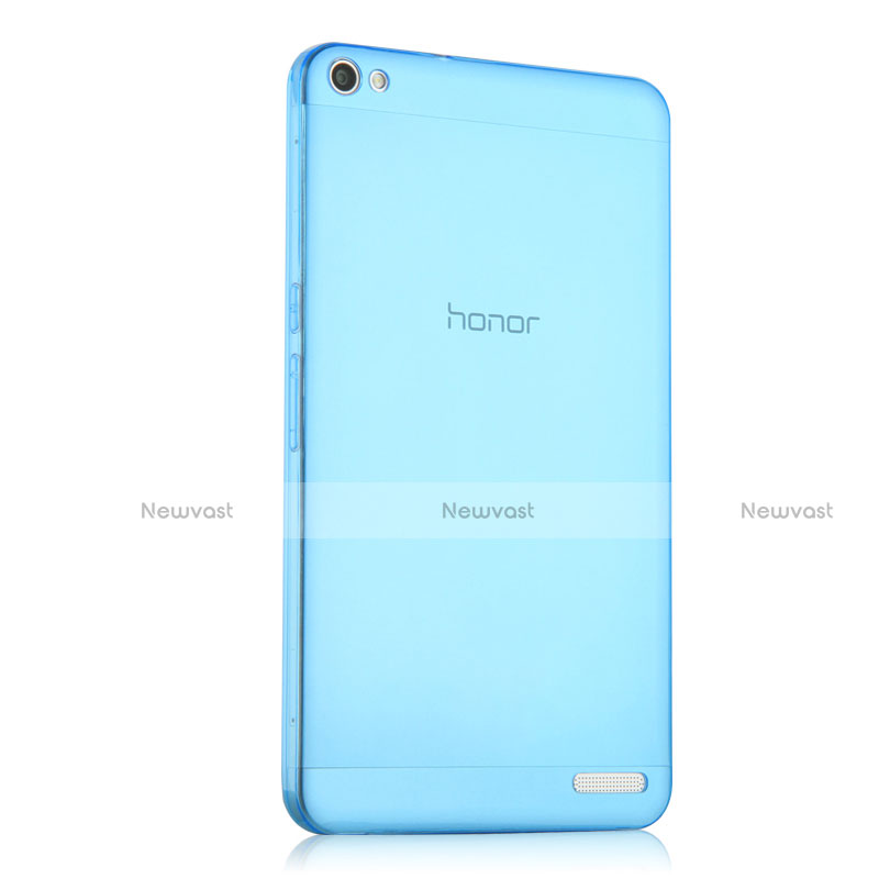 Ultra-thin Transparent Gel Soft Cover for Huawei MediaPad X2 Blue