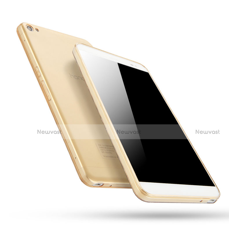 Ultra-thin Transparent Gel Soft Cover for Huawei MediaPad X2 Gold