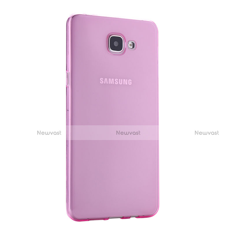 Ultra-thin Transparent Gel Soft Cover for Samsung Galaxy A9 (2016) A9000 Pink