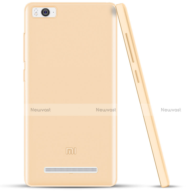 Ultra-thin Transparent Gel Soft Cover for Xiaomi Mi 4C Gold