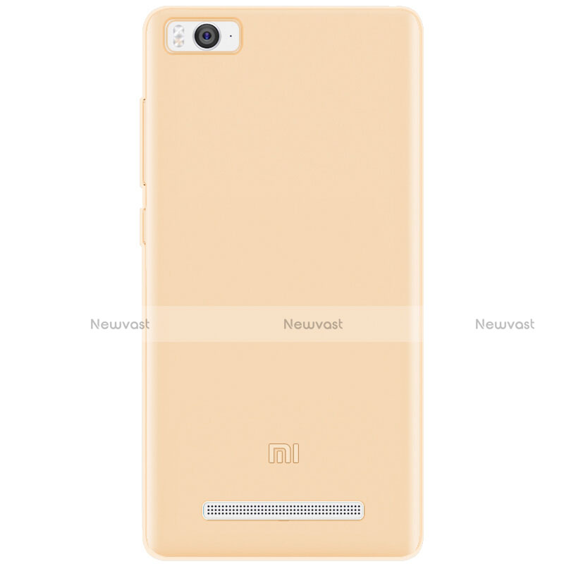 Ultra-thin Transparent Gel Soft Cover for Xiaomi Mi 4C Gold