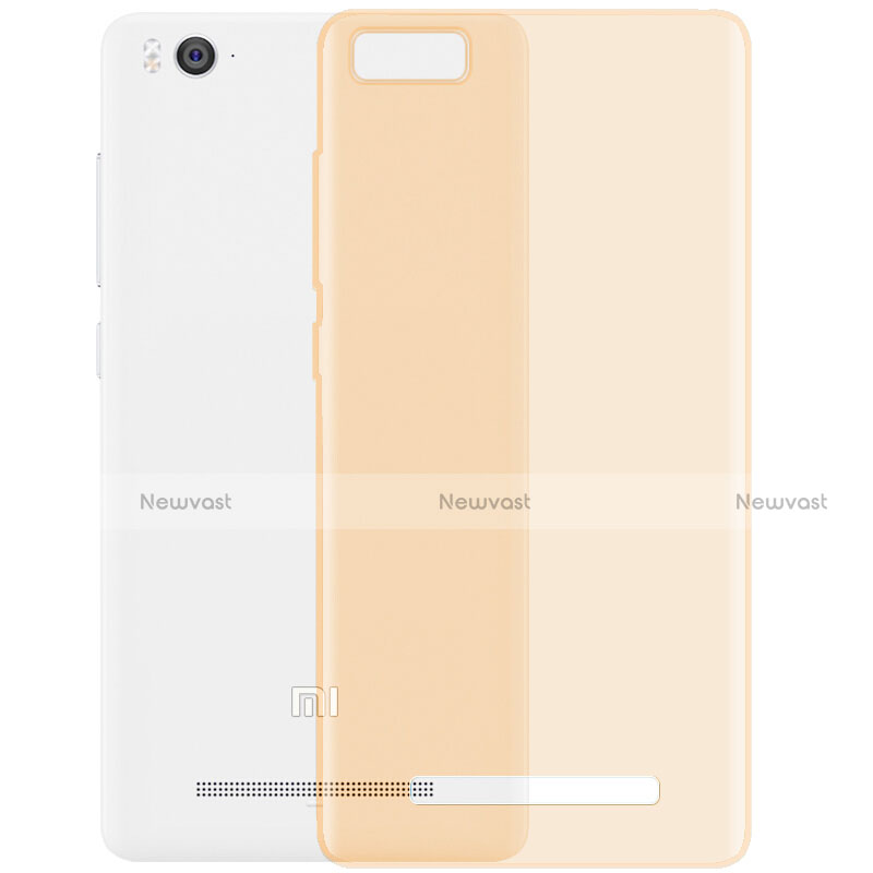 Ultra-thin Transparent Gel Soft Cover for Xiaomi Mi 4C Gold