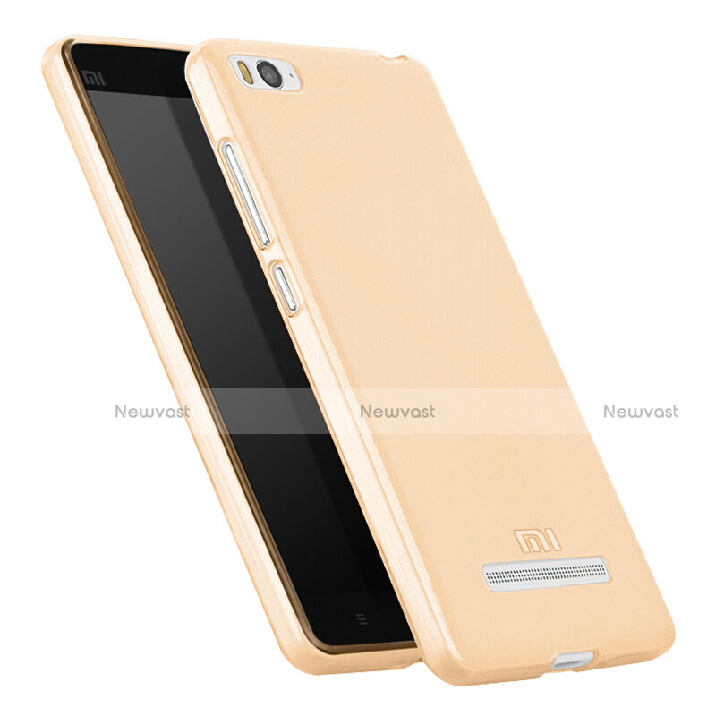 Ultra-thin Transparent Gel Soft Cover for Xiaomi Mi 4i Gold