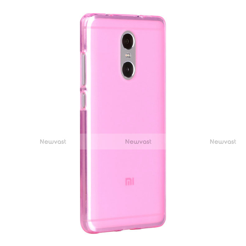 Ultra-thin Transparent Gel Soft Cover for Xiaomi Redmi Pro Pink