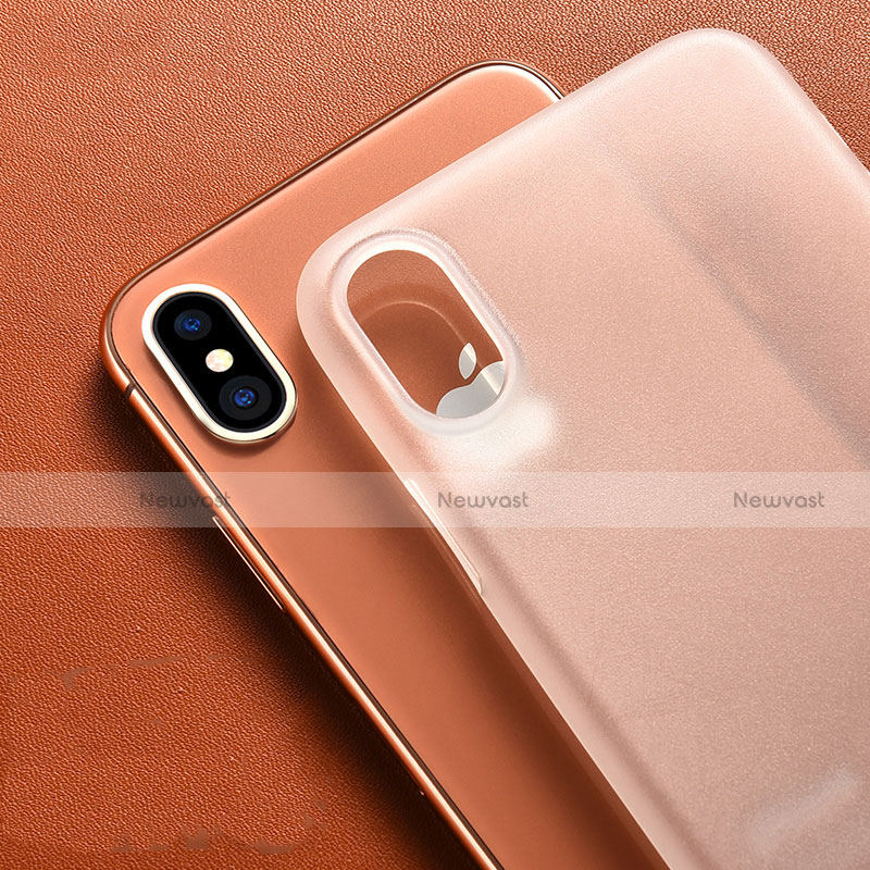 Ultra-thin Transparent Gel Soft Cover T04 for Apple iPhone X White