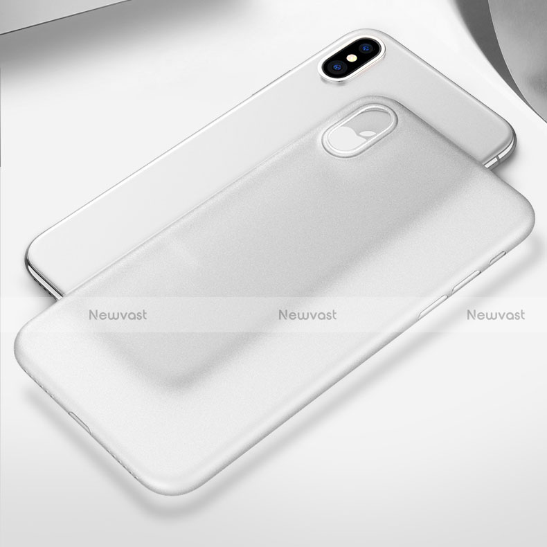 Ultra-thin Transparent Gel Soft Cover T04 for Apple iPhone Xs Max White