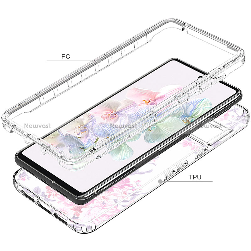 Ultra-thin Transparent Gel Soft Matte Finish Front and Back Case 360 Degrees Cover for Google Pixel 7 5G