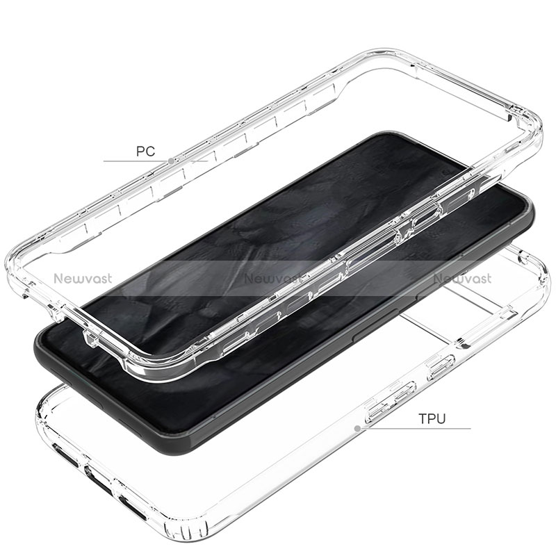 Ultra-thin Transparent Gel Soft Matte Finish Front and Back Case 360 Degrees Cover for Google Pixel 8 Pro 5G Clear