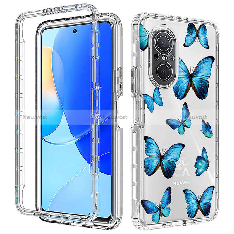 Ultra-thin Transparent Gel Soft Matte Finish Front and Back Case 360 Degrees Cover for Huawei Nova 9 SE