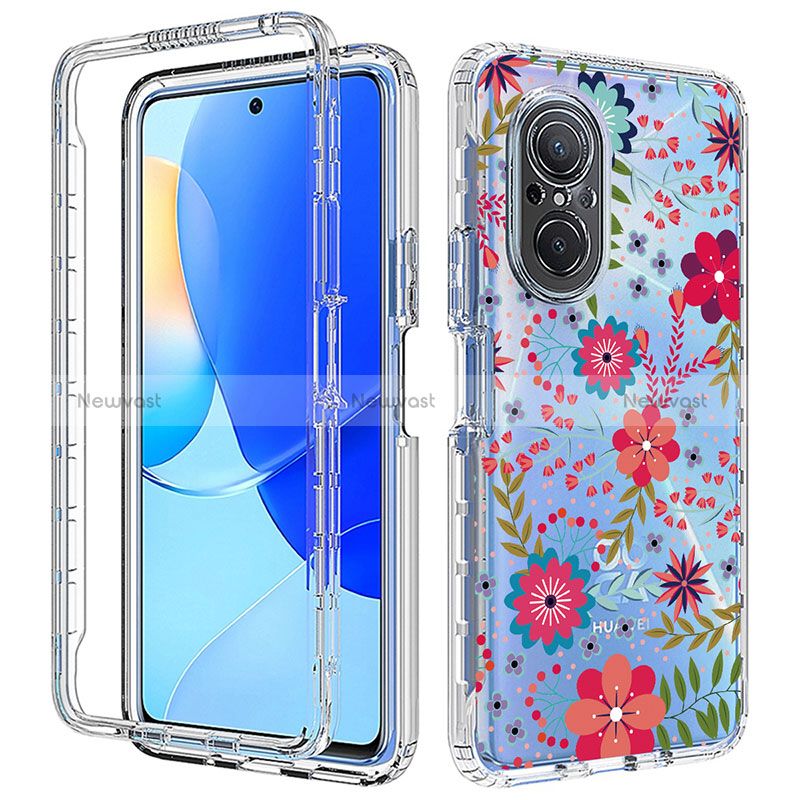 Ultra-thin Transparent Gel Soft Matte Finish Front and Back Case 360 Degrees Cover for Huawei Nova 9 SE