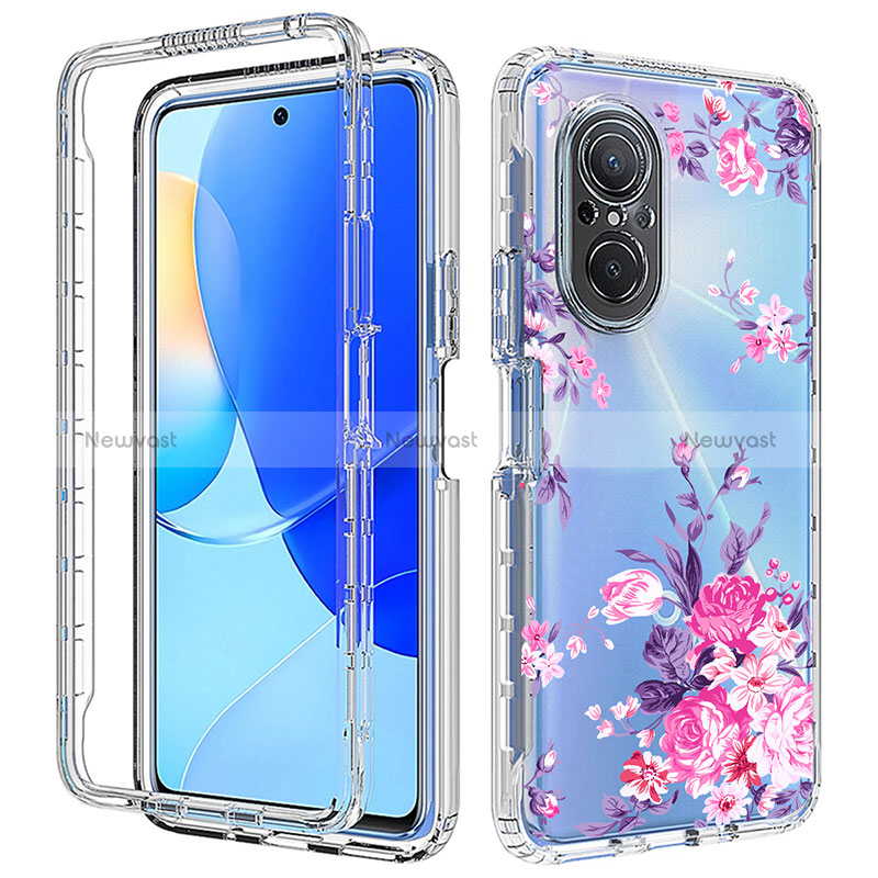 Ultra-thin Transparent Gel Soft Matte Finish Front and Back Case 360 Degrees Cover for Huawei Nova 9 SE