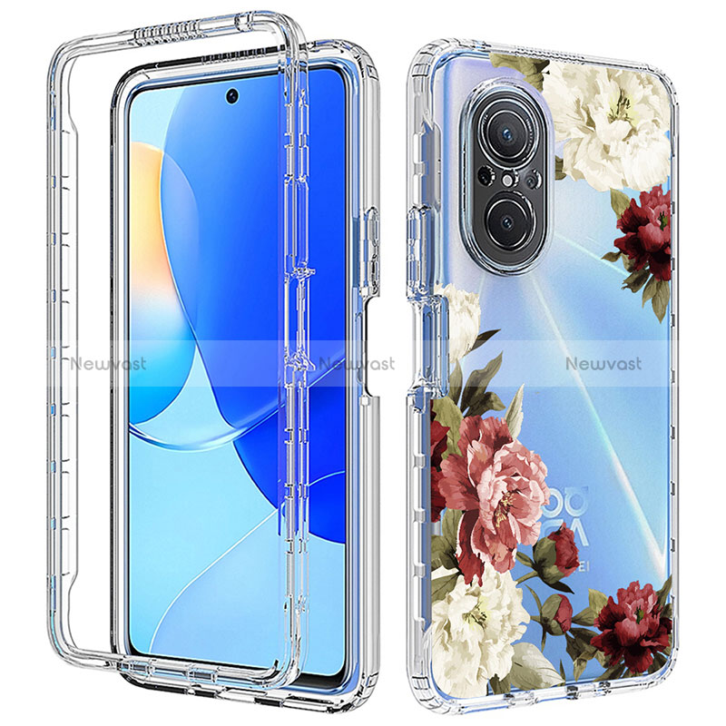 Ultra-thin Transparent Gel Soft Matte Finish Front and Back Case 360 Degrees Cover for Huawei Nova 9 SE