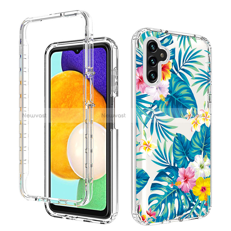 Ultra-thin Transparent Gel Soft Matte Finish Front and Back Case 360 Degrees Cover for Samsung Galaxy A04s