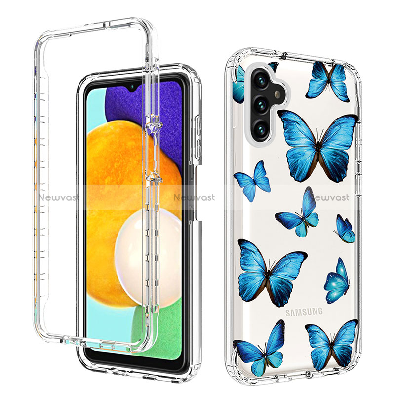 Ultra-thin Transparent Gel Soft Matte Finish Front and Back Case 360 Degrees Cover for Samsung Galaxy A04s