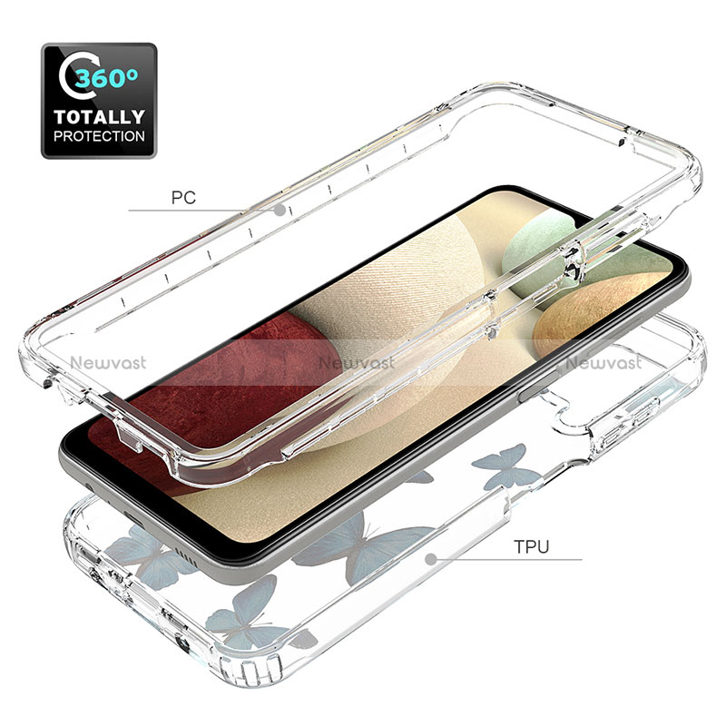 Ultra-thin Transparent Gel Soft Matte Finish Front and Back Case 360 Degrees Cover for Samsung Galaxy A12 5G
