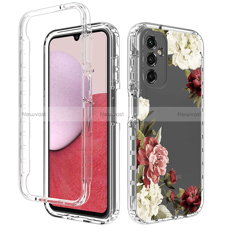 Ultra-thin Transparent Gel Soft Matte Finish Front and Back Case 360 Degrees Cover for Samsung Galaxy A14 4G