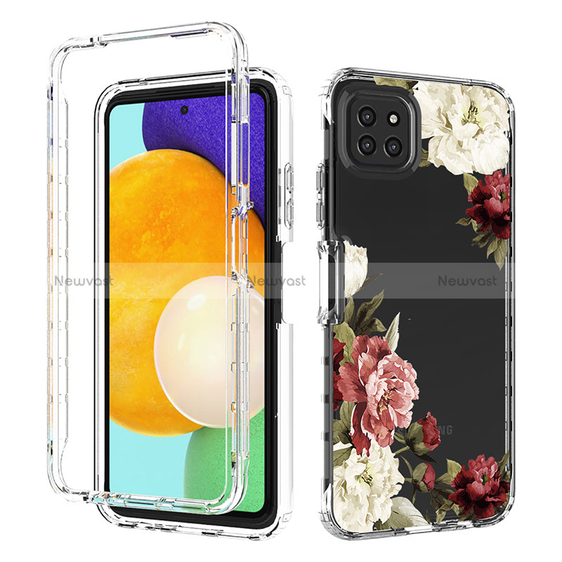 Ultra-thin Transparent Gel Soft Matte Finish Front and Back Case 360 Degrees Cover for Samsung Galaxy A22s 5G