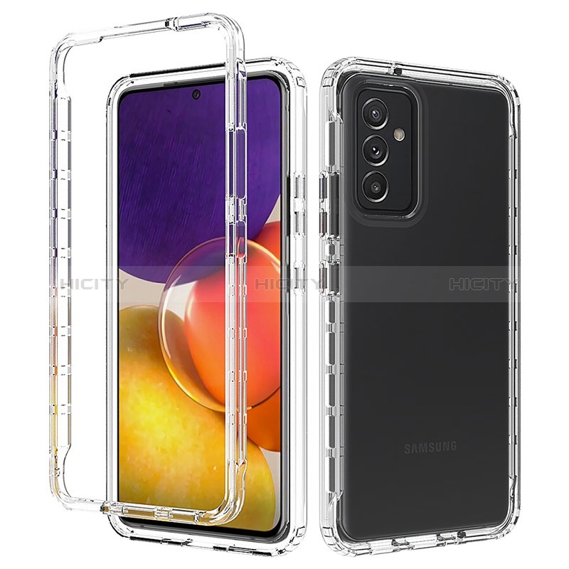 Ultra-thin Transparent Gel Soft Matte Finish Front and Back Case 360 Degrees Cover for Samsung Galaxy A24 4G Clear