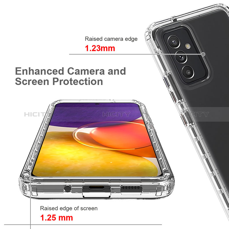 Ultra-thin Transparent Gel Soft Matte Finish Front and Back Case 360 Degrees Cover for Samsung Galaxy A24 4G Clear