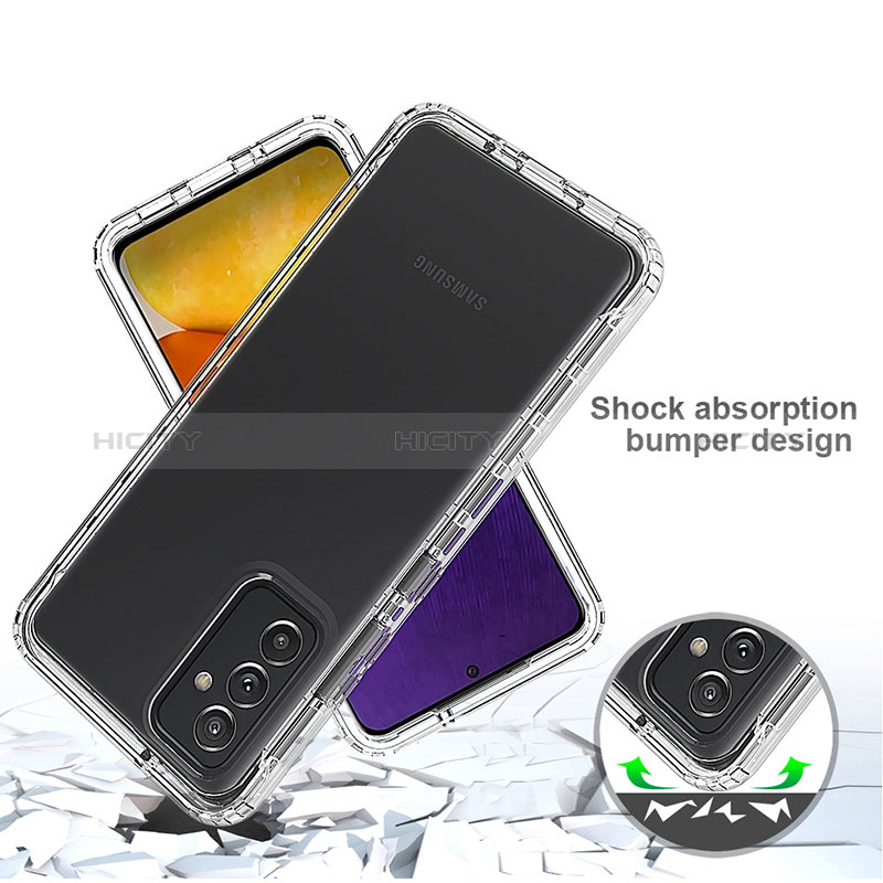 Ultra-thin Transparent Gel Soft Matte Finish Front and Back Case 360 Degrees Cover for Samsung Galaxy A25 5G Clear