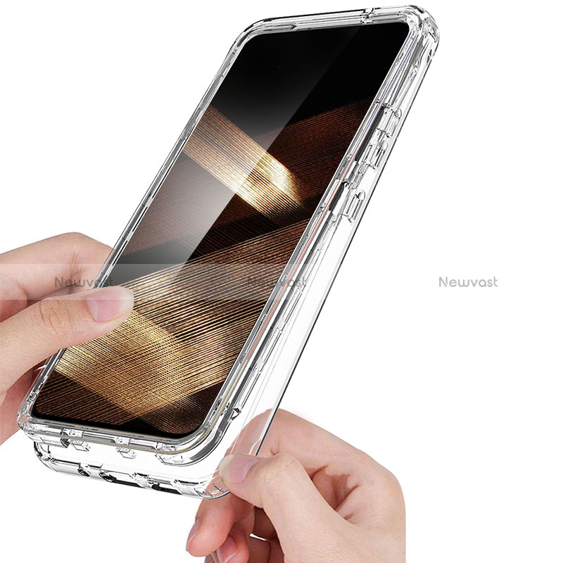 Ultra-thin Transparent Gel Soft Matte Finish Front and Back Case 360 Degrees Cover for Samsung Galaxy A35 5G Clear