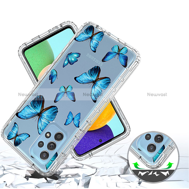 Ultra-thin Transparent Gel Soft Matte Finish Front and Back Case 360 Degrees Cover for Samsung Galaxy A52s 5G