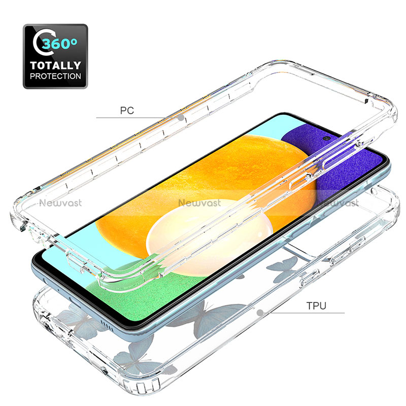 Ultra-thin Transparent Gel Soft Matte Finish Front and Back Case 360 Degrees Cover for Samsung Galaxy A52s 5G