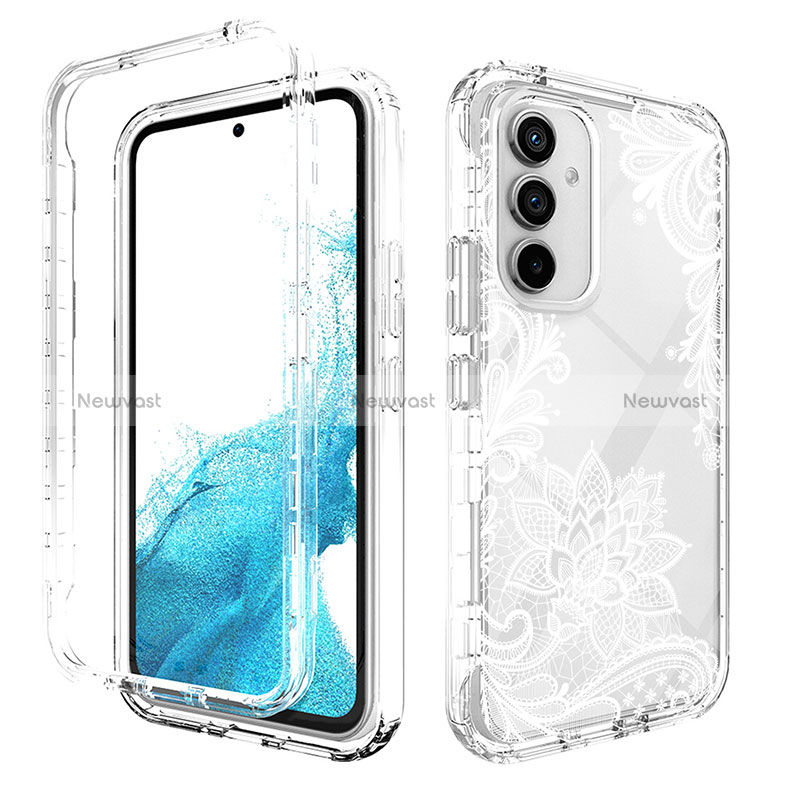 Ultra-thin Transparent Gel Soft Matte Finish Front and Back Case 360 Degrees Cover for Samsung Galaxy A54 5G