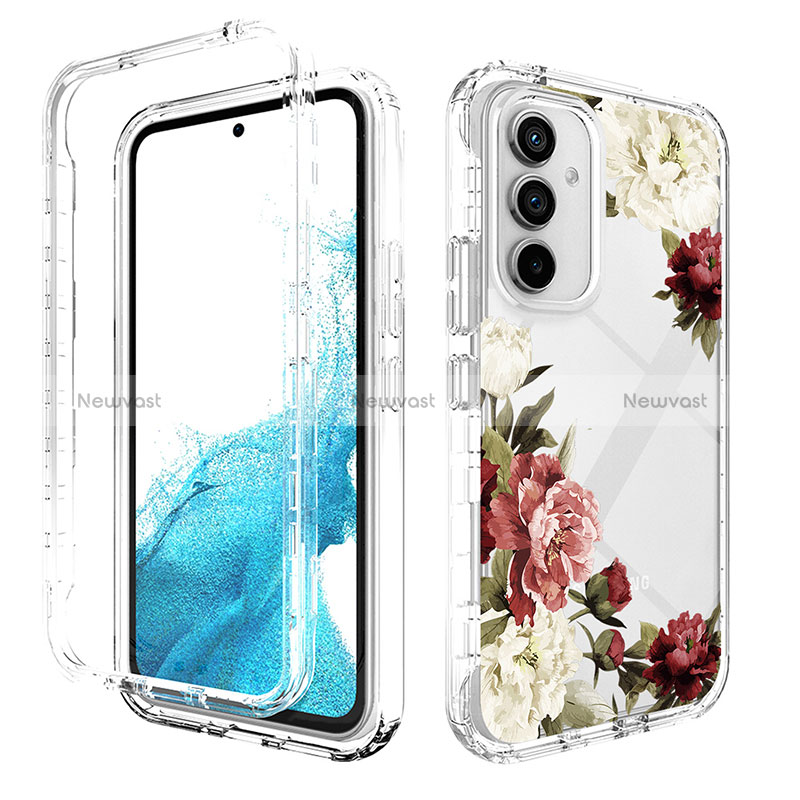 Ultra-thin Transparent Gel Soft Matte Finish Front and Back Case 360 Degrees Cover for Samsung Galaxy A54 5G