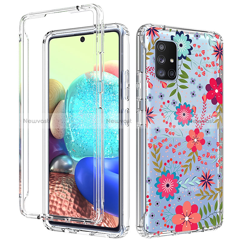 Ultra-thin Transparent Gel Soft Matte Finish Front and Back Case 360 Degrees Cover for Samsung Galaxy A71 5G