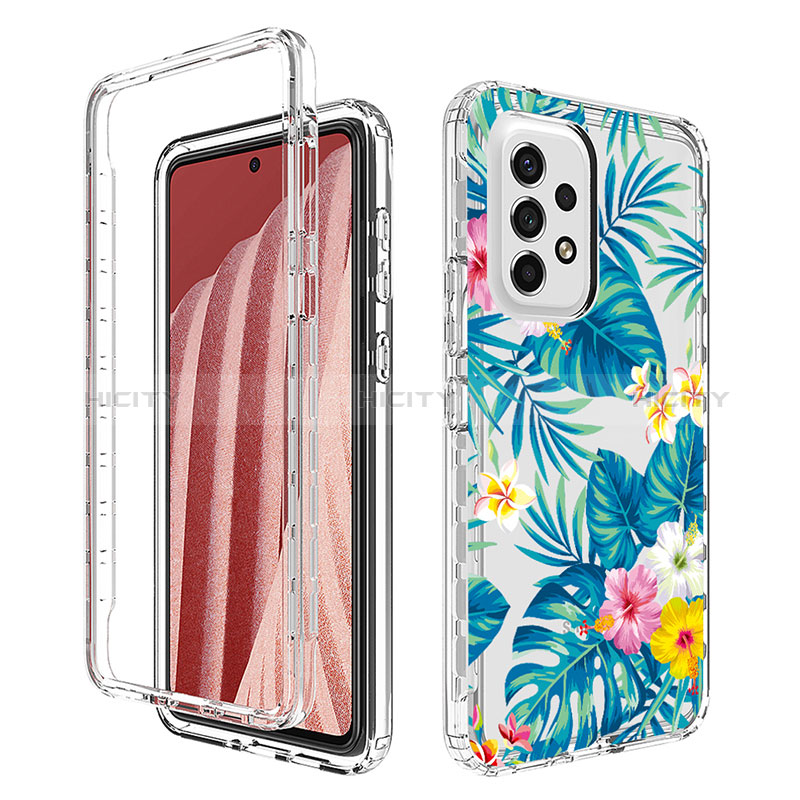 Ultra-thin Transparent Gel Soft Matte Finish Front and Back Case 360 Degrees Cover for Samsung Galaxy A73 5G