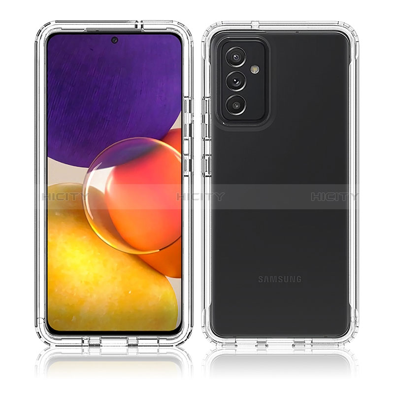 Ultra-thin Transparent Gel Soft Matte Finish Front and Back Case 360 Degrees Cover for Samsung Galaxy A82 5G Clear