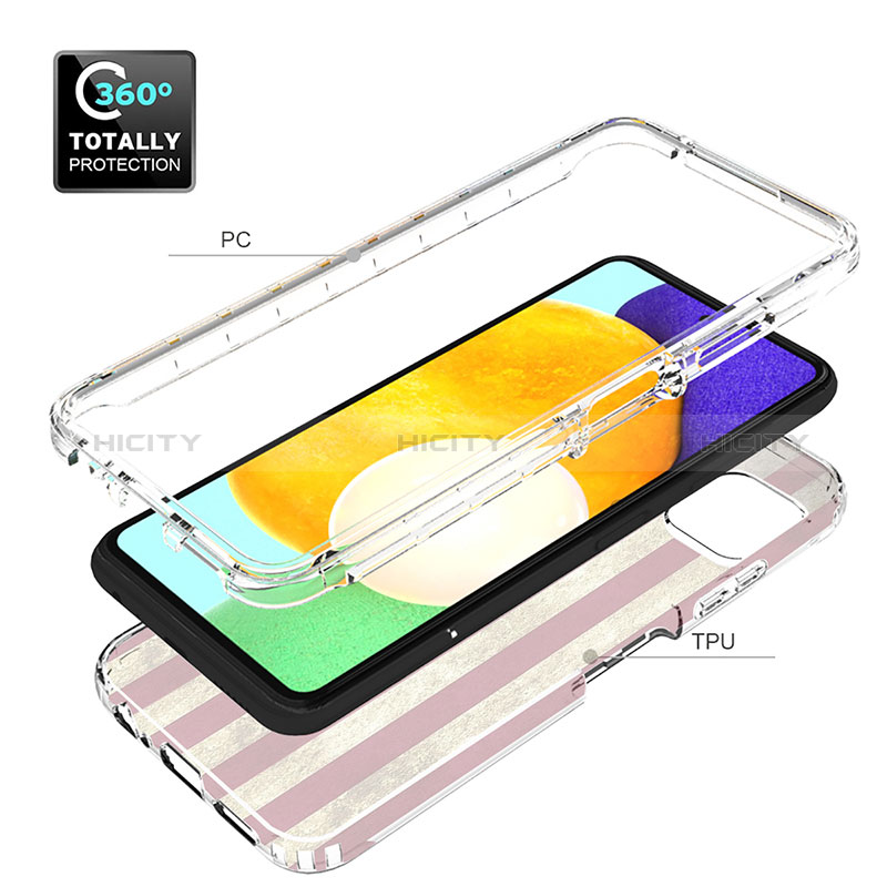 Ultra-thin Transparent Gel Soft Matte Finish Front and Back Case 360 Degrees Cover for Samsung Galaxy F42 5G