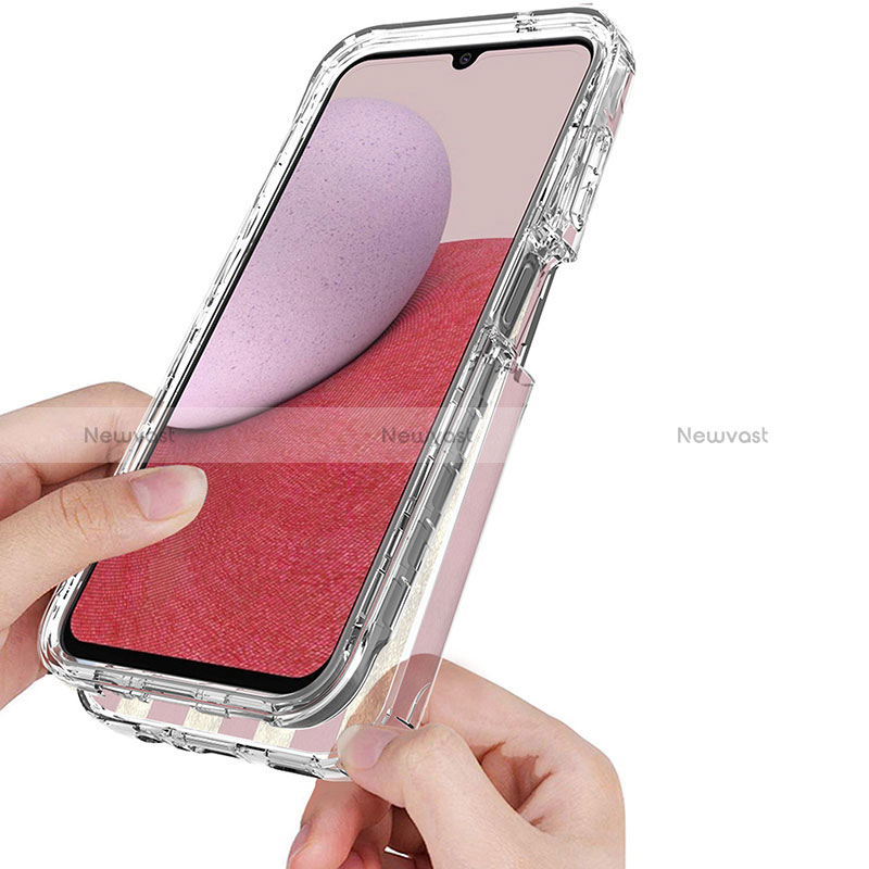 Ultra-thin Transparent Gel Soft Matte Finish Front and Back Case 360 Degrees Cover for Samsung Galaxy Jump3 5G