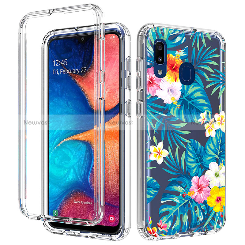 Ultra-thin Transparent Gel Soft Matte Finish Front and Back Case 360 Degrees Cover for Samsung Galaxy M10S