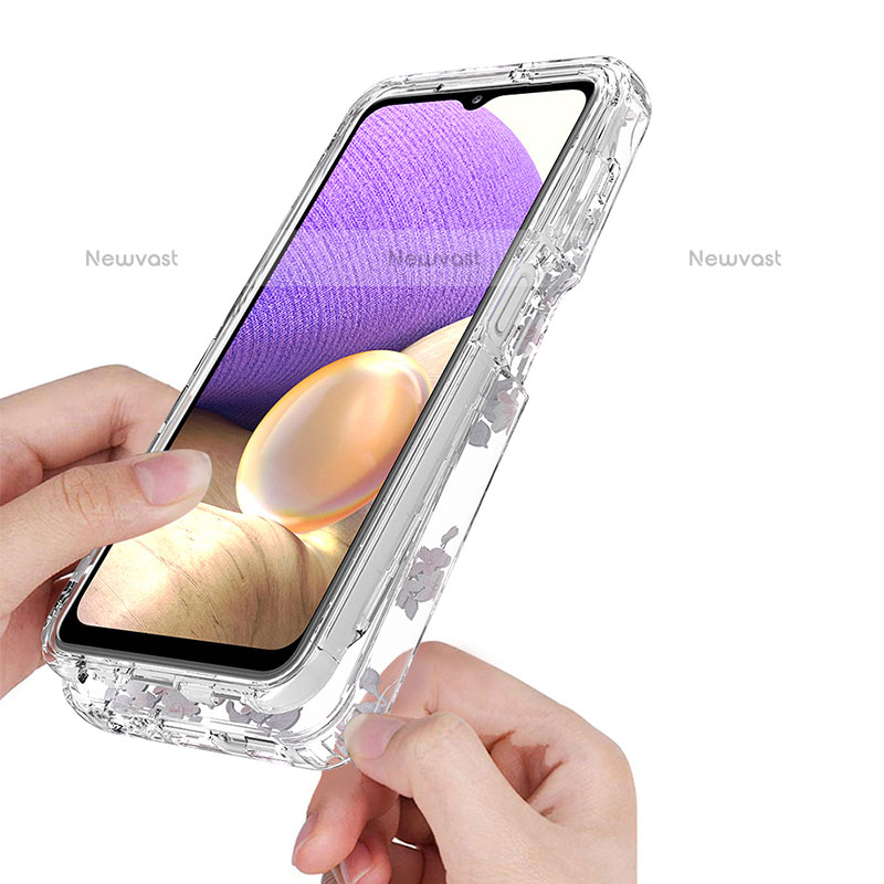 Ultra-thin Transparent Gel Soft Matte Finish Front and Back Case 360 Degrees Cover for Samsung Galaxy M32 5G