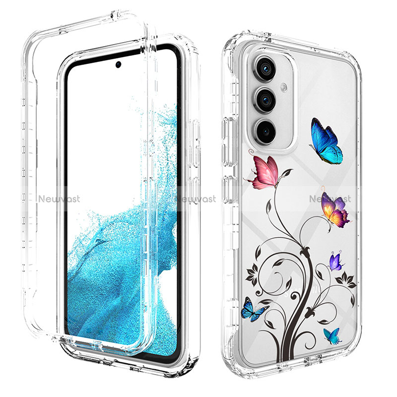 Ultra-thin Transparent Gel Soft Matte Finish Front and Back Case 360 Degrees Cover for Samsung Galaxy Quantum4 5G